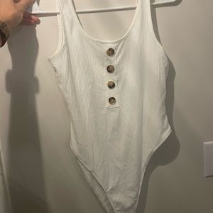 White Tank Bodysuit